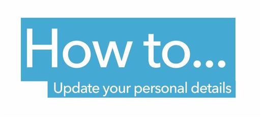 How to update your personal details - video