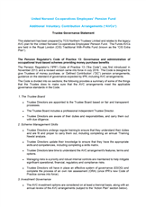 Northern Trustees Limited Governance Statement 2023