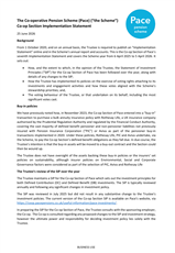 Pace Implementation Statement
